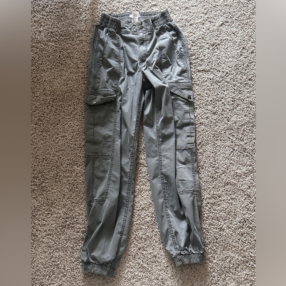 Garage Gray Cargo Pants (Brianna Bubble Pant)
